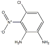 4-chloro-3-nitro-1,2-benzenediamine 结构式
