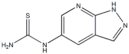 N-(1H-pyrazolo[3,4-b]pyridin-5-yl)thiourea 结构式