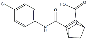3-[(4-chloroanilino)carbonyl]bicyclo[2.2.1]hept-5-ene-2-carboxylic acid 结构式