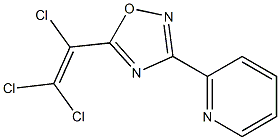 3-(2-pyridyl)-5-(1,2,2-trichlorovinyl)-1,2,4-oxadiazole 结构式