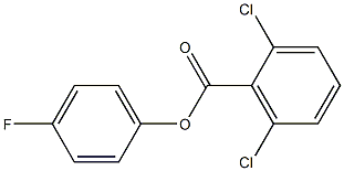 4-fluorophenyl 2,6-dichlorobenzoate 结构式