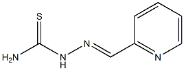 2-(2-pyridylmethylidene)hydrazine-1-carbothioamide 结构式