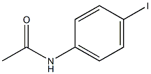 N1-(4-iodophenyl)acetamide 结构式