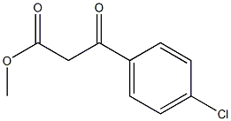 methyl 3-(4-chlorophenyl)-3-oxopropanoate 结构式