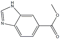 METHYL 3H-BENZO[D]IMIDAZOLE-5-CARBOXYLATE 结构式