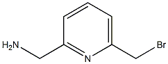(6-(bromomethyl)pyridin-2-yl)methanamine 结构式
