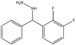 1-((2,3-difluorophenyl)(phenyl)methyl)hydrazine 结构式
