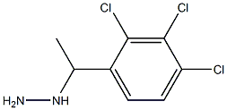 1-(1-(2,3,4-trichlorophenyl)ethyl)hydrazine 结构式