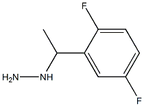 1-(1-(2,5-difluorophenyl)ethyl)hydrazine 结构式