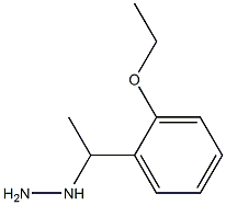 1-(1-(2-ethoxyphenyl)ethyl)hydrazine 结构式