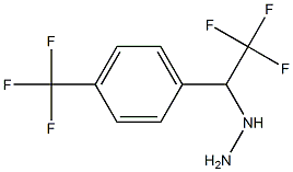 1-(2,2,2-trifluoro-1-(4-(trifluoromethyl)phenyl)ethyl)hydrazine 结构式