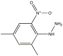1-(2,4-dimethyl-6-nitrophenyl)hydrazine 结构式