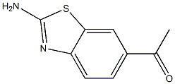 1-(2-aminobenzo[d]thiazol-6-yl)ethanone 结构式