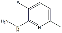 1-(3-fluoro-6-methylpyridin-2-yl)hydrazine 结构式