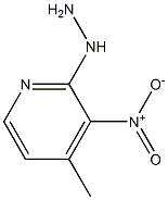 1-(4-methyl-3-nitropyridin-2-yl)hydrazine 结构式