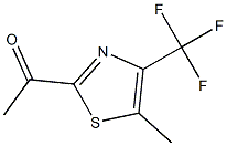 1-(5-methyl-4-(trifluoromethyl)thiazol-2-yl)ethanone 结构式