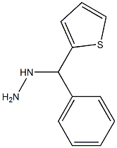 1-(phenyl(thiophen-2-yl)methyl)hydrazine 结构式