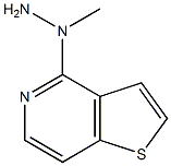 1-methyl-1-(thieno[3,2-c]pyridin-4-yl)hydrazine 结构式