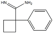 1-phenylcyclobutanecarboxamidine 结构式