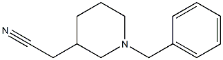 2-(1-benzylpiperidin-3-yl)acetonitrile 结构式