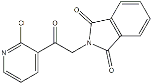 2-(2-(2-chloropyridin-3-yl)-2-oxoethyl)isoindoline-1,3-dione 结构式