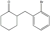 2-(2-bromobenzyl)cyclohexanone 结构式