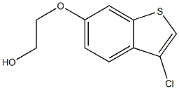 2-(3-chlorobenzo[b]thiophen-6-yloxy)ethanol 结构式