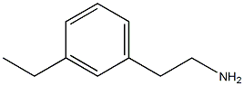 2-(3-ethylphenyl)ethanamine 结构式