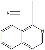 2-(isoquinolin-1-yl)-2-methylpropanenitrile 结构式