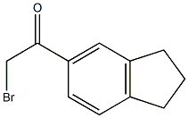 2-bromo-1-(2,3-dihydro-1H-inden-6-yl)ethanone 结构式