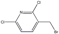 3-(bromomethyl)-2,6-dichloropyridine 结构式