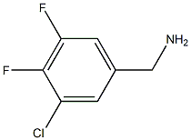 3-Chloro-4,5-difluoro-benzylamine 结构式