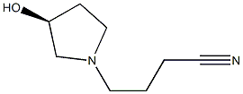 4-((S)-3-hydroxypyrrolidin-1-yl)butanenitrile 结构式