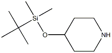 4-(tert-butyl-dimethyl-silyloxyl)piperidine 结构式