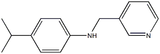 4-isopropyl-N-((pyridin-3-yl)methyl)benzenamine 结构式