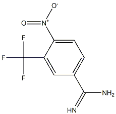 4-nitro-3-trifluoromethyl benzamidine 结构式