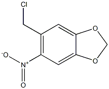 5-(chloromethyl)-6-nitrobenzo[d][1,3]dioxole 结构式