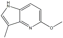 5-methoxy-3-methyl-1H-pyrrolo[3,2-b]pyridine 结构式