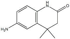 6-amino-4,4-dimethyl-3,4-dihydroquinolin-2(1H)-one 结构式