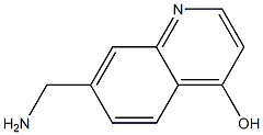 7-(aminomethyl)quinolin-4-ol 结构式