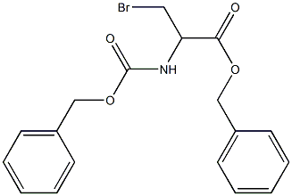 benzyl 2-(benzyloxycarbonylamino)-3-bromopropanoate 结构式