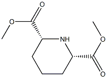 CIS-dimethyl piperidine-2,6-dicarboxylate 结构式