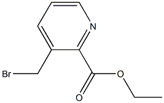 ethyl 3-(bromomethyl)pyridine-2-carboxylate 结构式