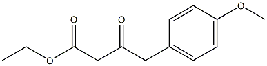 ethyl 4-(4-methoxyphenyl)-3-oxobutanoate 结构式