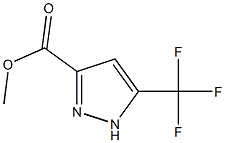 methyl 5-(trifluoromethyl)-1H-pyrazole-3-carboxylate 结构式