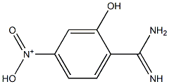 N-(4-carbamimidoyl-3-hydroxyphenyl)-N-oxohydroxylammonium 结构式