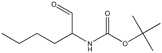 tert-butyl 1-formylpentylcarbamate 结构式