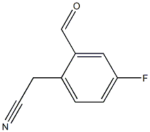 4-Fluoro-2-formylphenylacetonitrile 结构式