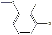 3-Chloro-2-iodoanisole 结构式