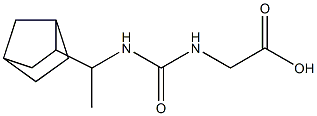 ({[(1-bicyclo[2.2.1]hept-2-ylethyl)amino]carbonyl}amino)acetic acid 结构式